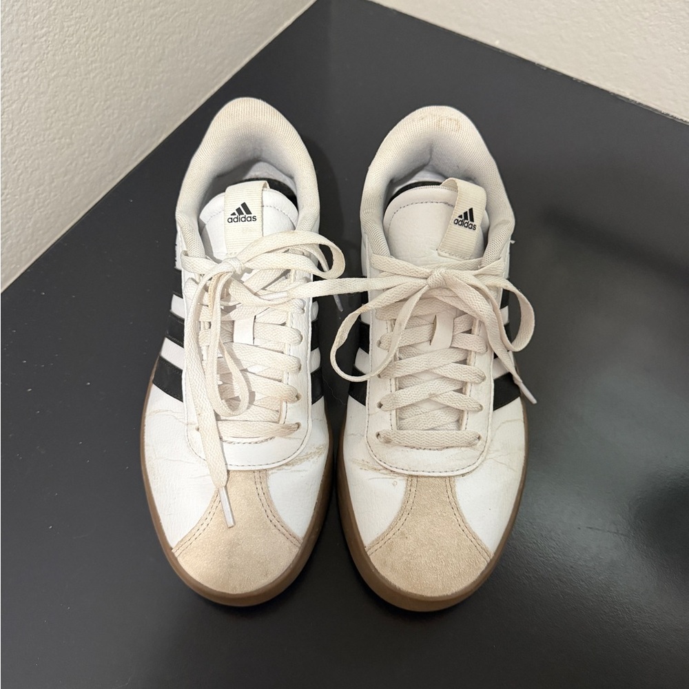 Adidas White & Black Samba Womens 8.5 - Picture 2 of 4